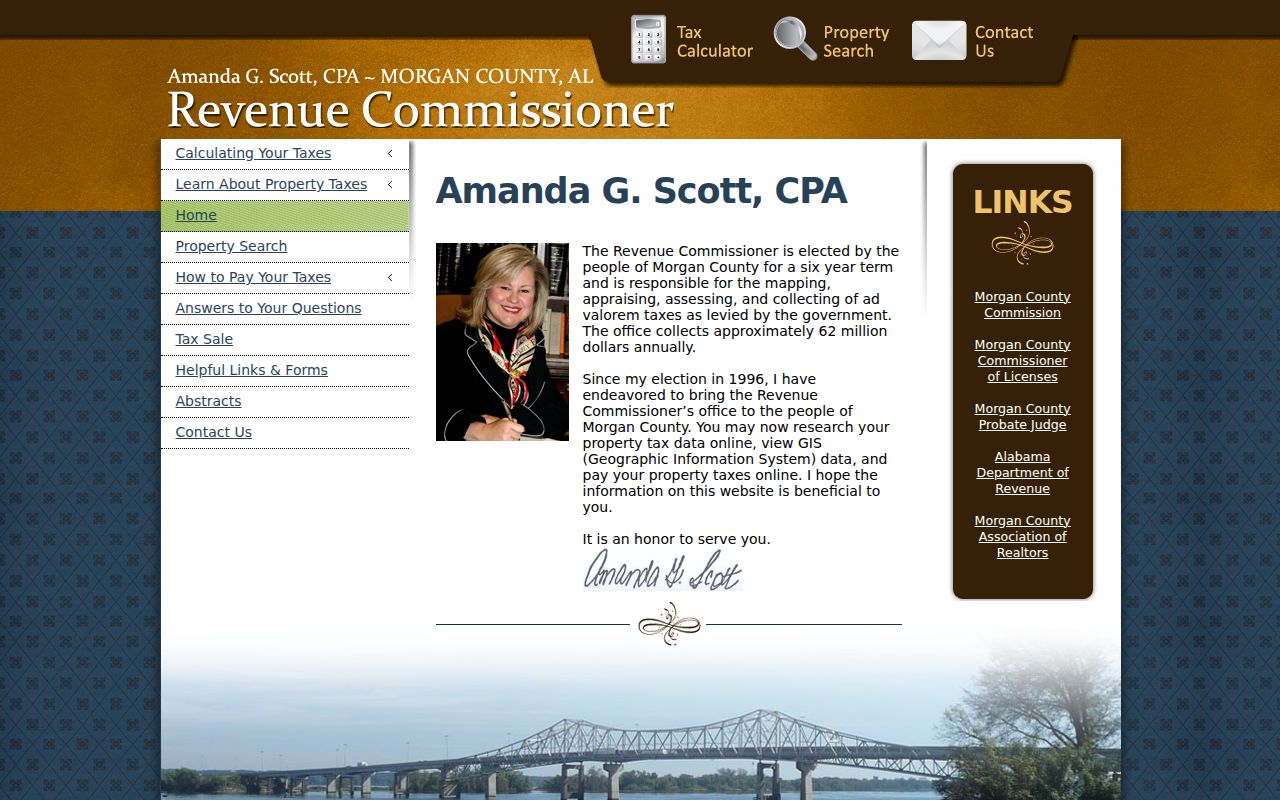 Morgan County Revenue Commissioner property search portal