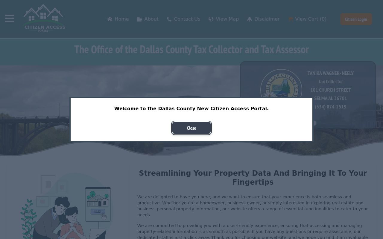 Dallas County Tax Assessor property tax search portal