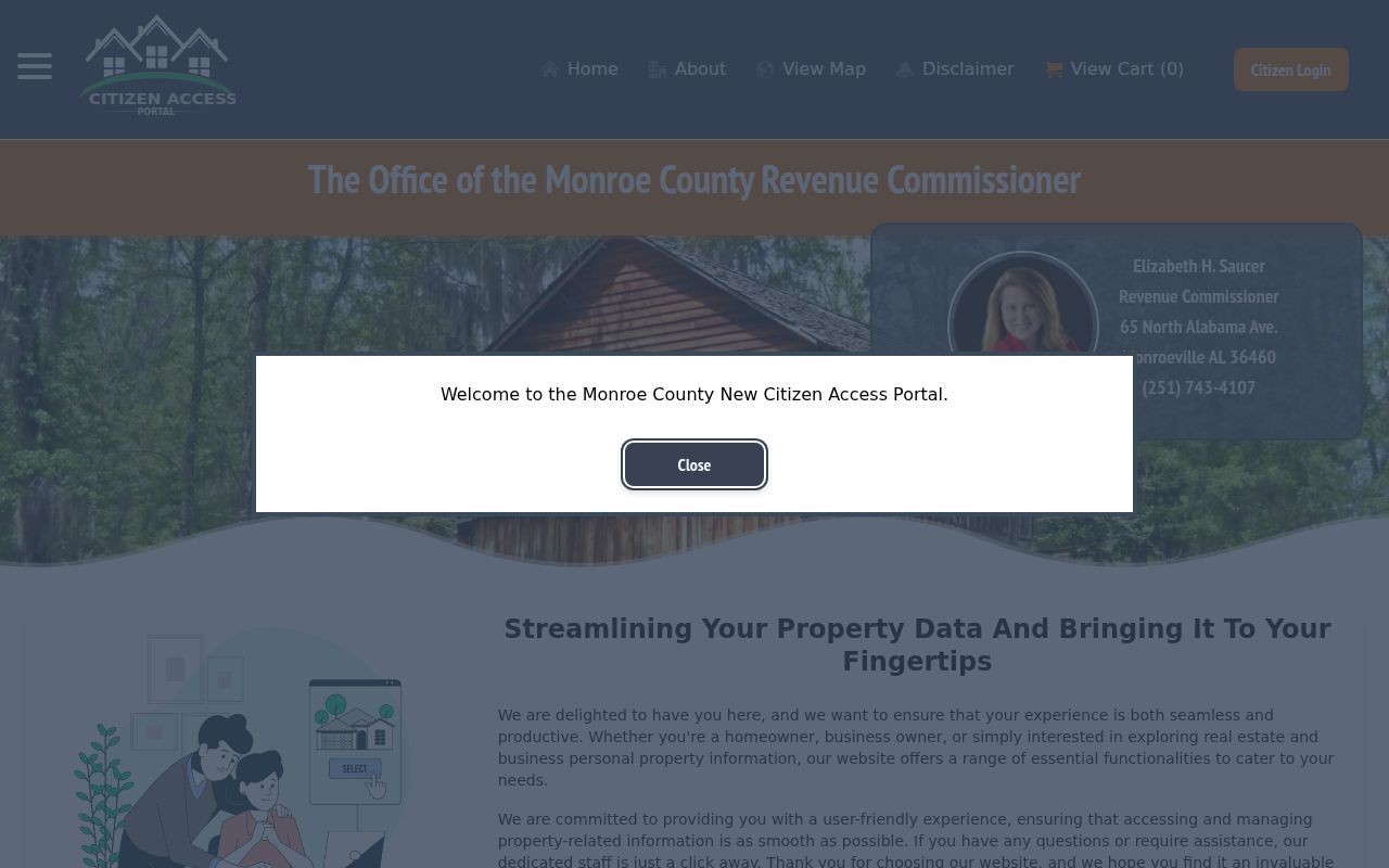 Monroe County Revenue Commissioner property search
