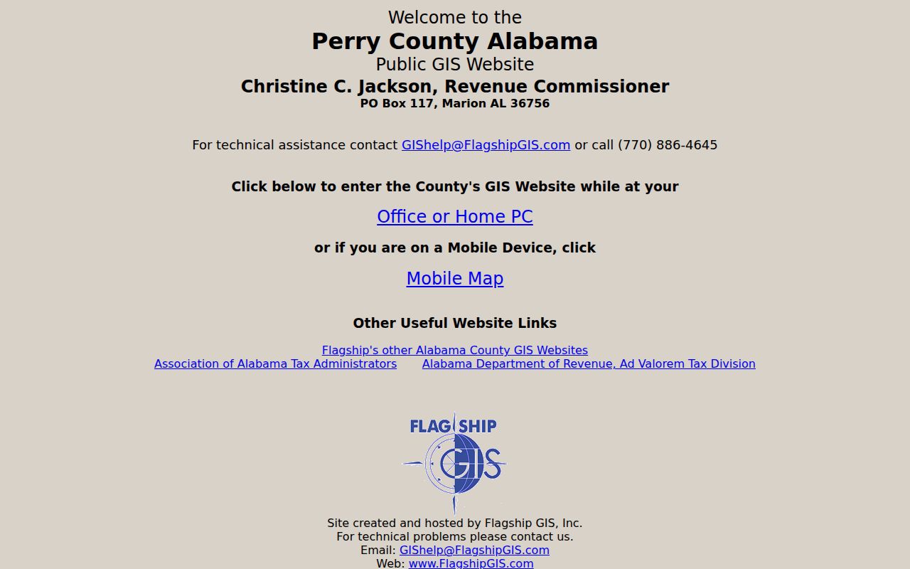 Perry County Revenue Commissioner property search