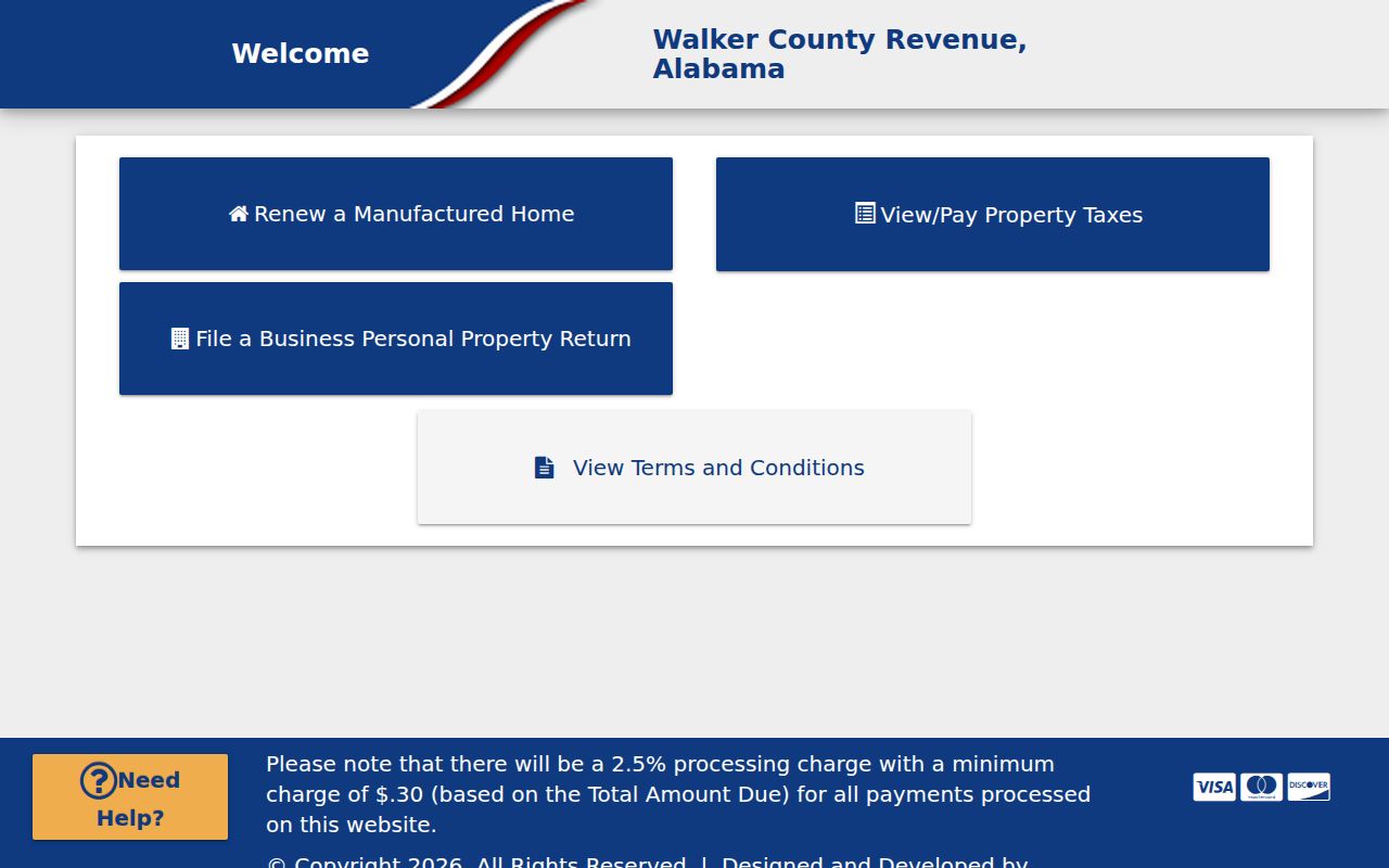 Walker County Revenue Commissioner property search